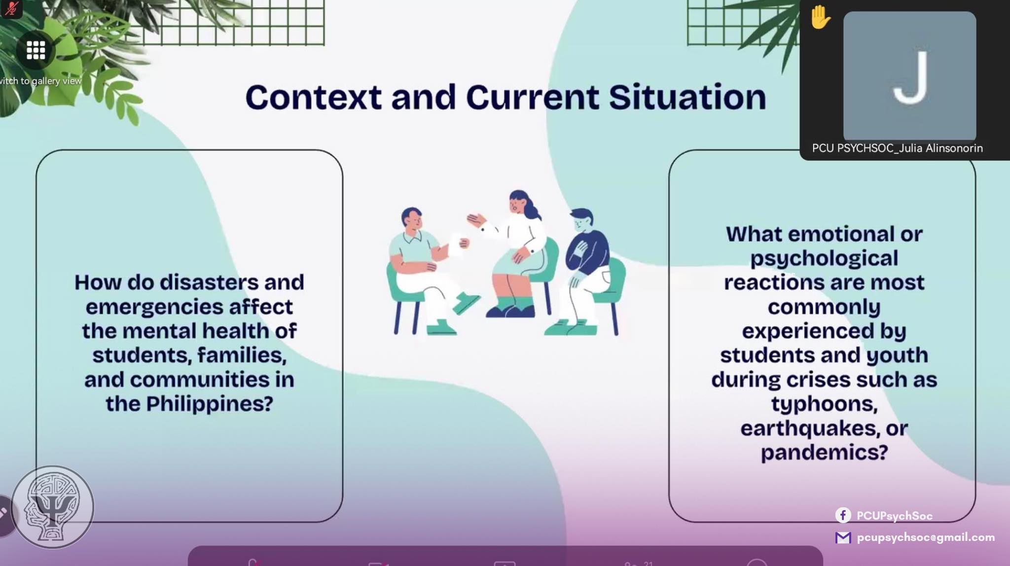 PCU Psychology Society added a... - PCU Psychology Society