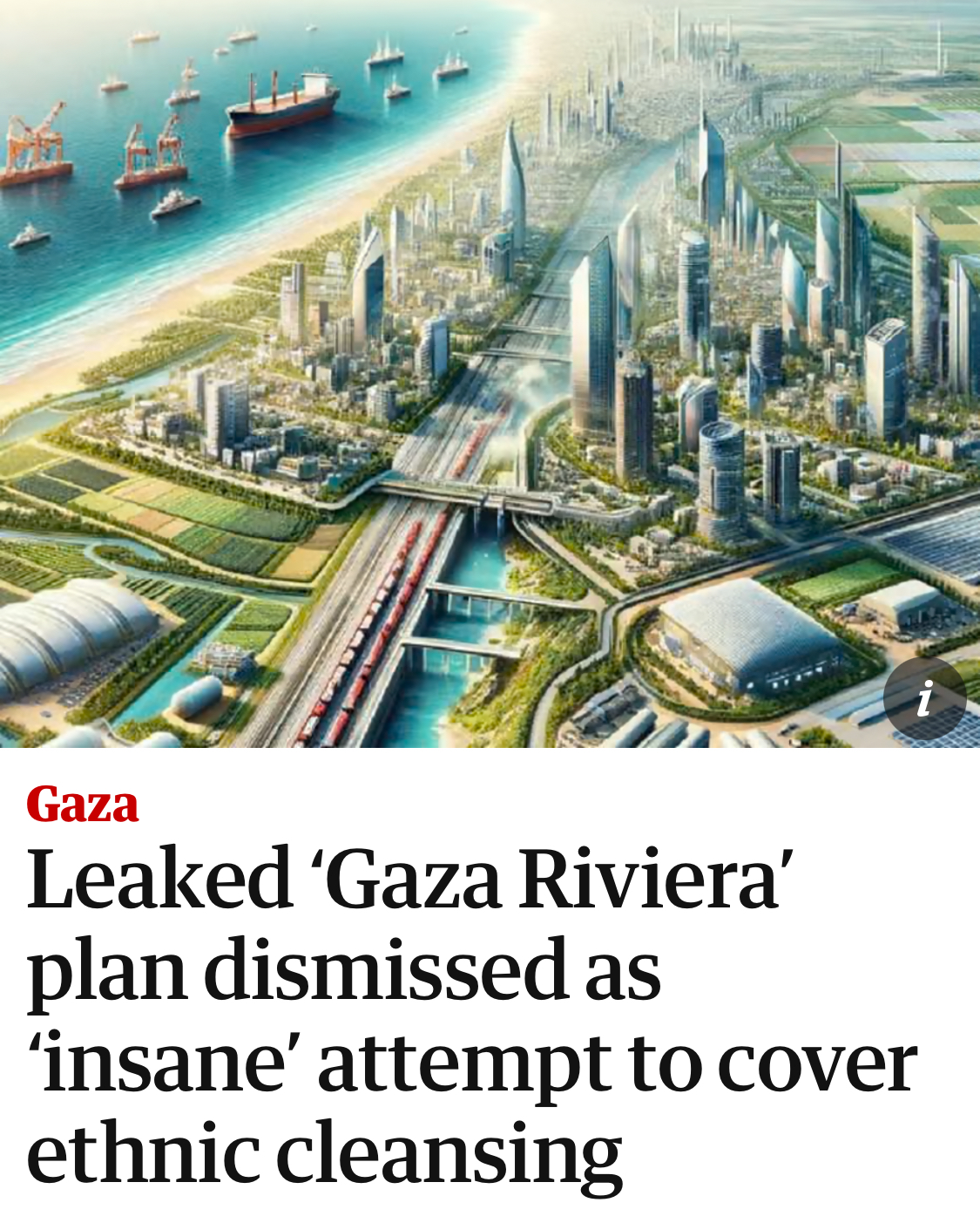 Ben - The plan leaked to the Washington Post 
