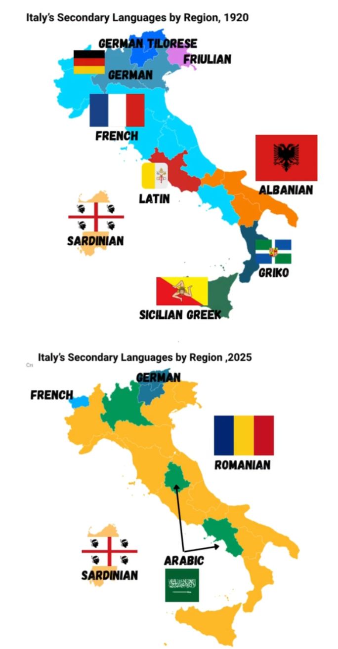 Sufletul - Aceste hărți arată transformarea peisajului lingvistic ...
