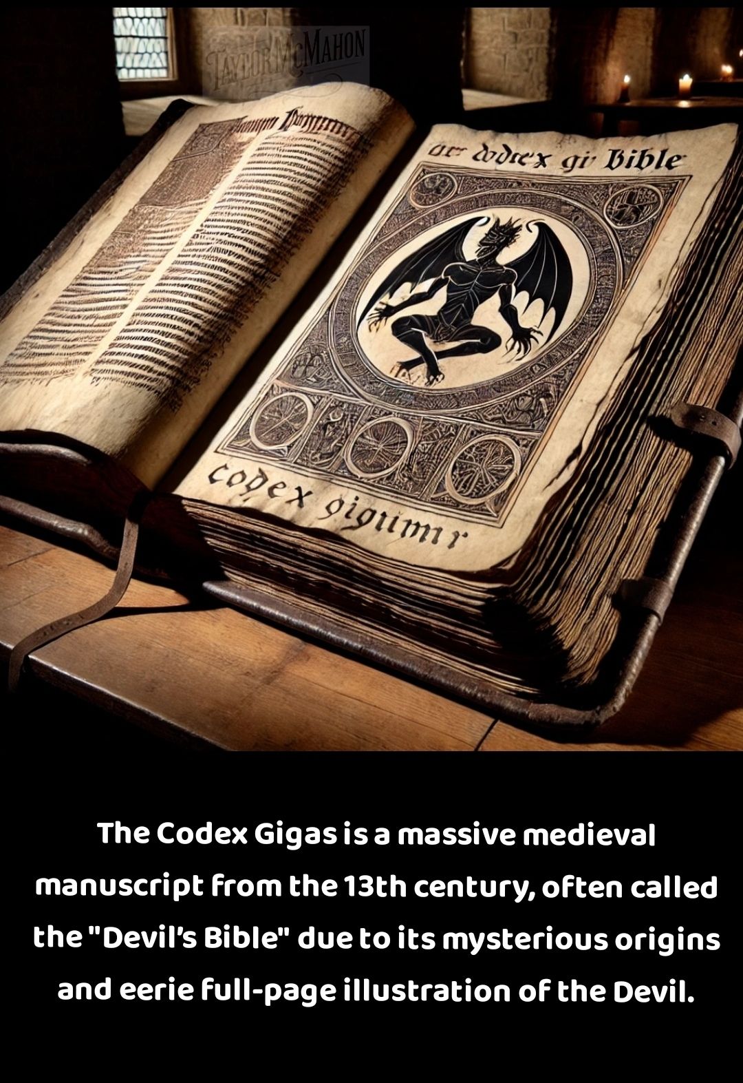 Taylor - The Codex Gigas – The Devil’s Bible The Codex Gigas is a ...