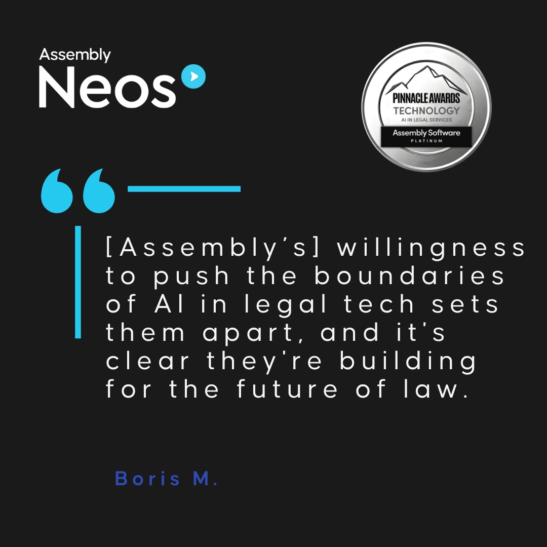 Assembly - Boris says Neos has completely transformed how his NY ...