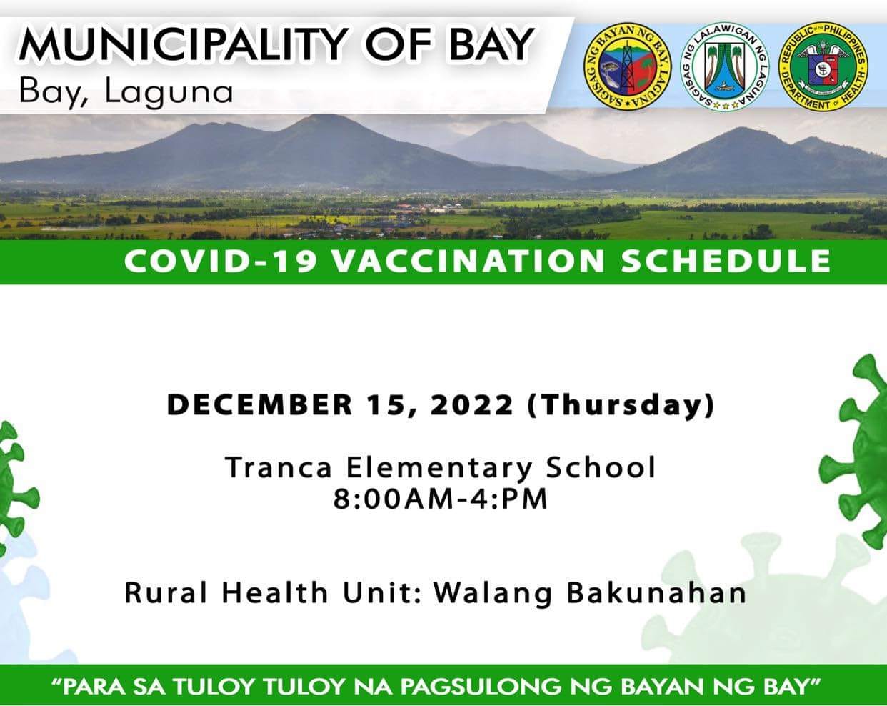 Lokal na Pamahalaan ng Bayan ng Bay - Magandang gabi! Narito po ang ...