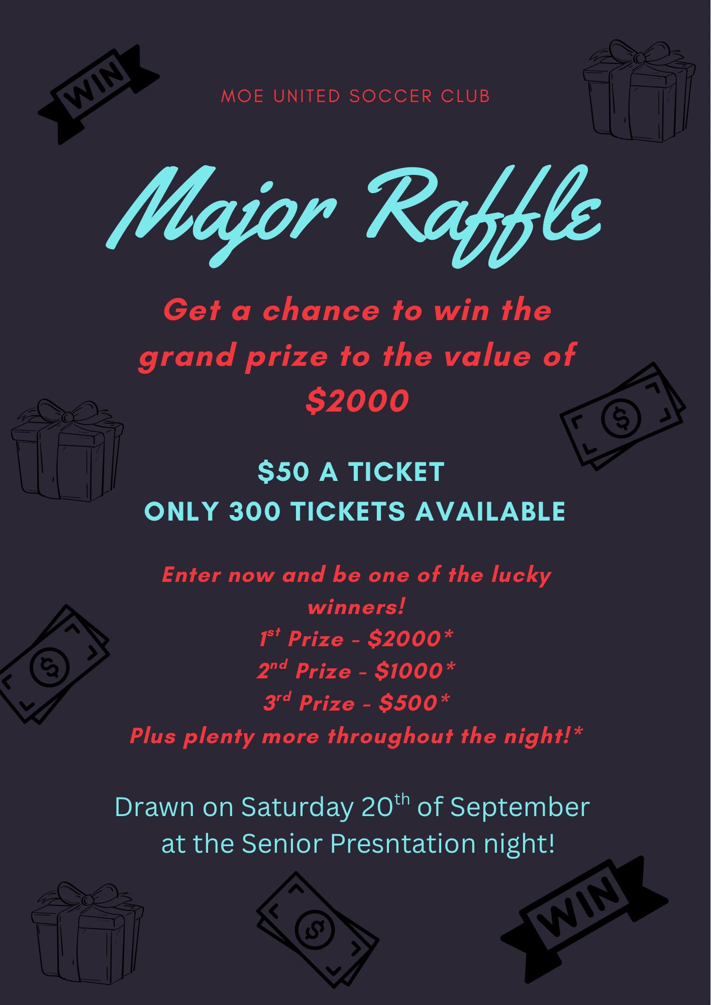 Moe - MAJOR RAFFLE 🎊 Tickets are now available to purchase for our ...