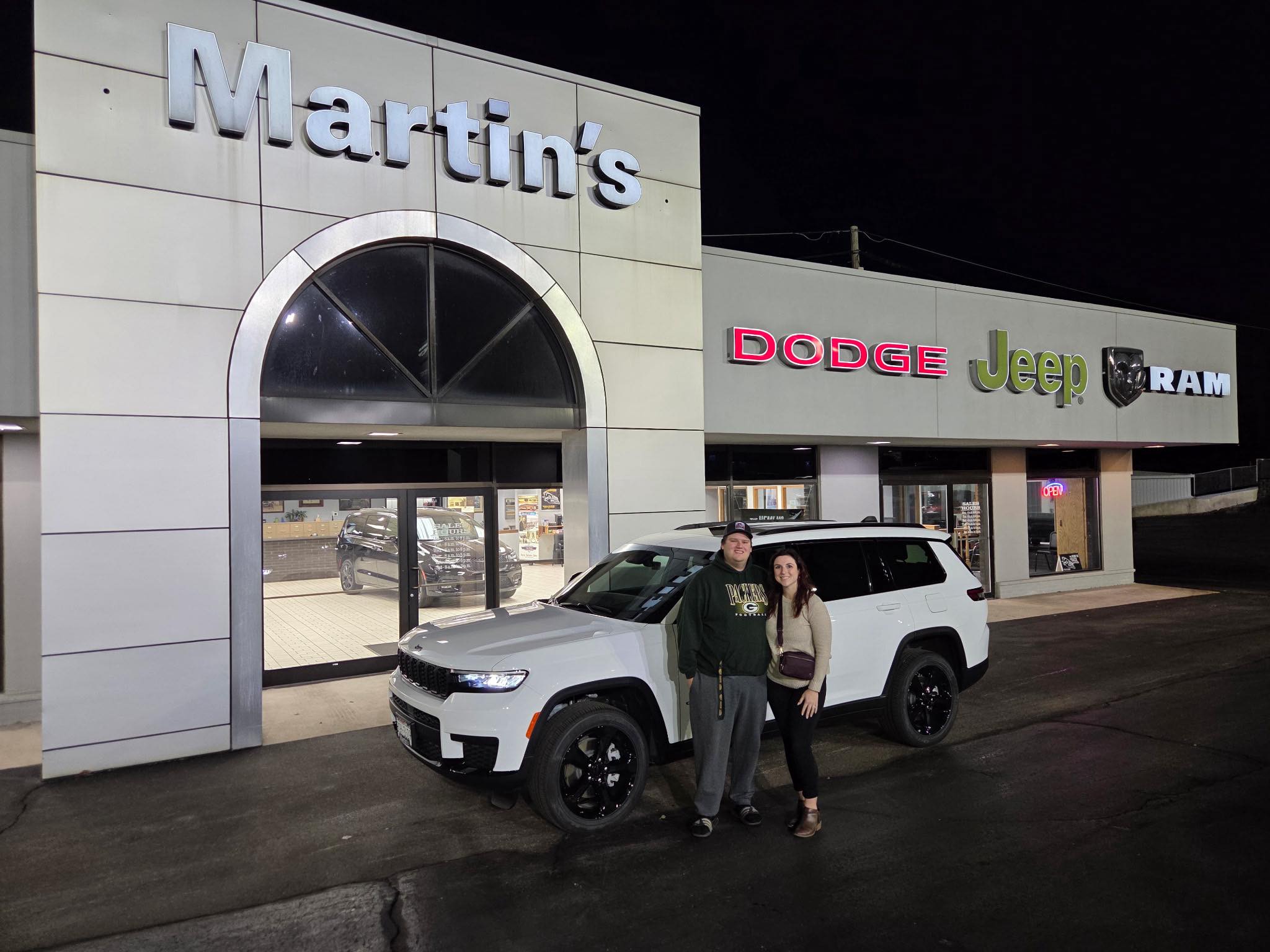 Martin's - Congratulations to Emily and Cole on their new Jeep Grand ...