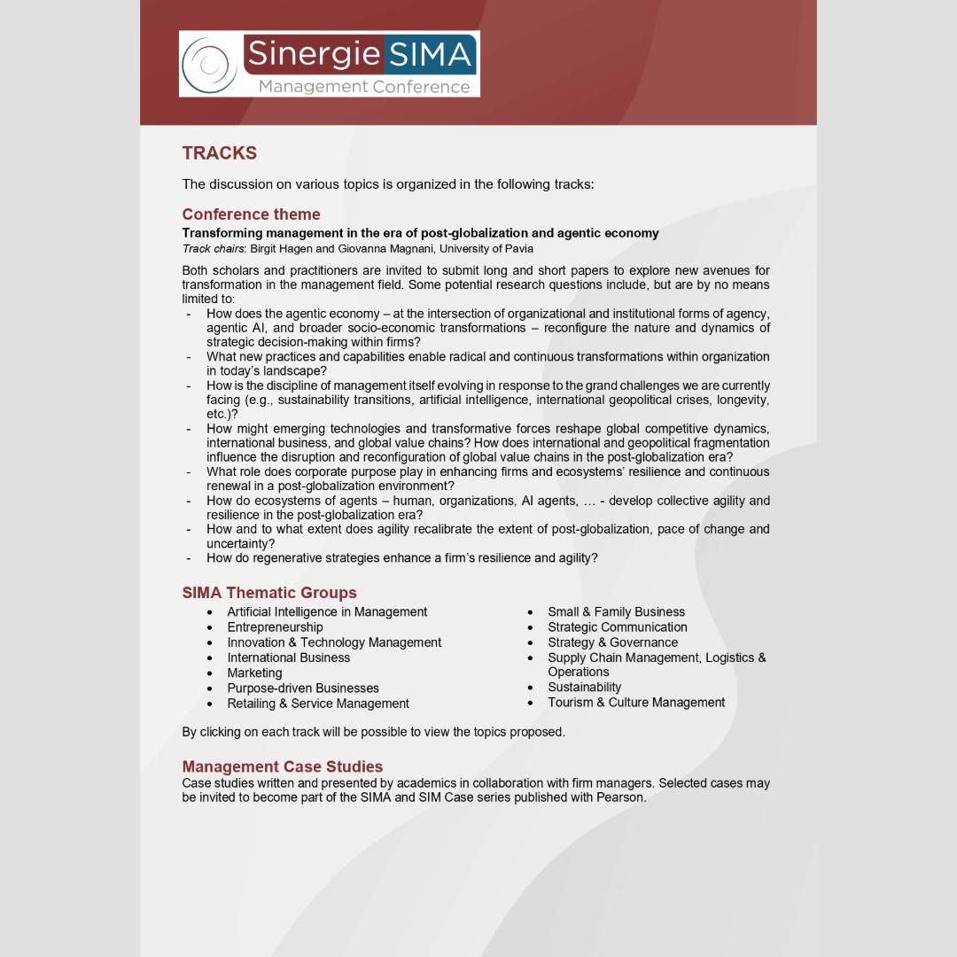 SIMA - Società... - SIMA - Società Italiana di Management