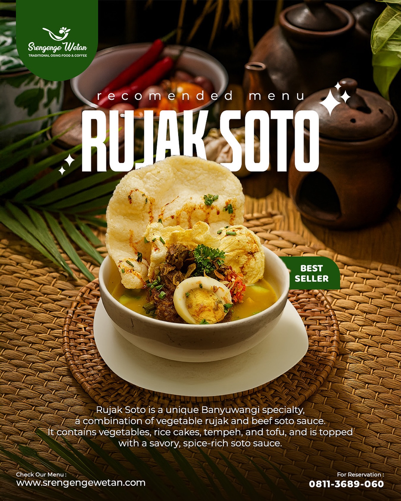 Resto - 🌿 Rujak Soto – Ikonik Banyuwangi, Favorit di Srengenge Wetan ...