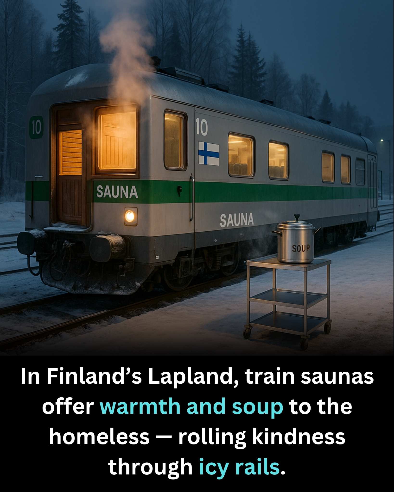 Fact - In the icy expanse of Finland’s Lapland, an extraordinary ...