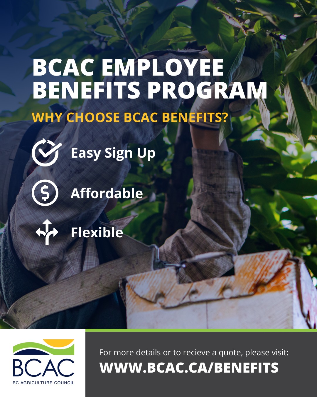 The BCAC Employee Benefits... - BC Agriculture Council | Facebook