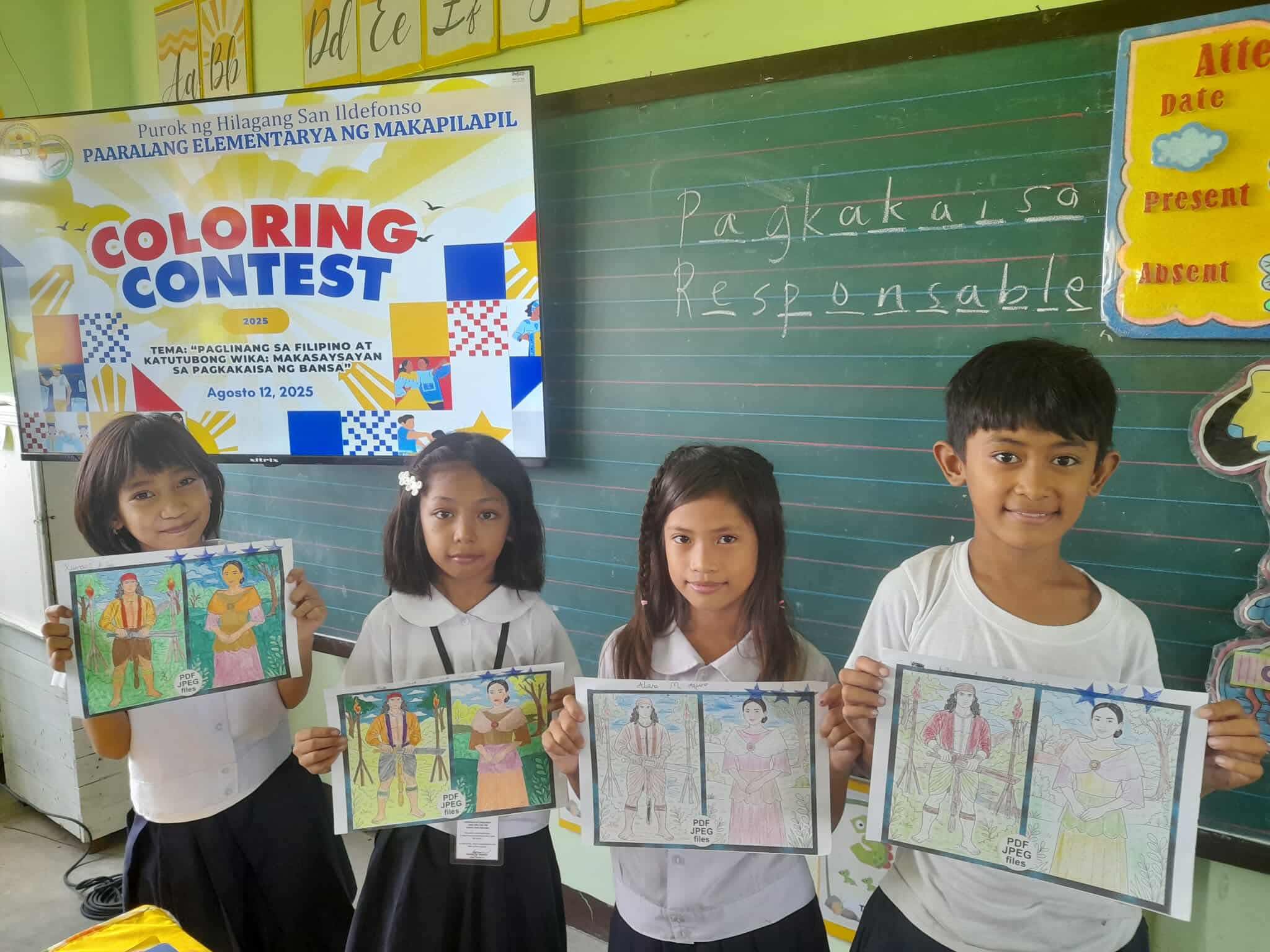 COLORING CONTEST 🖍️... - DepEd Makapilapil Elementary School | Facebook