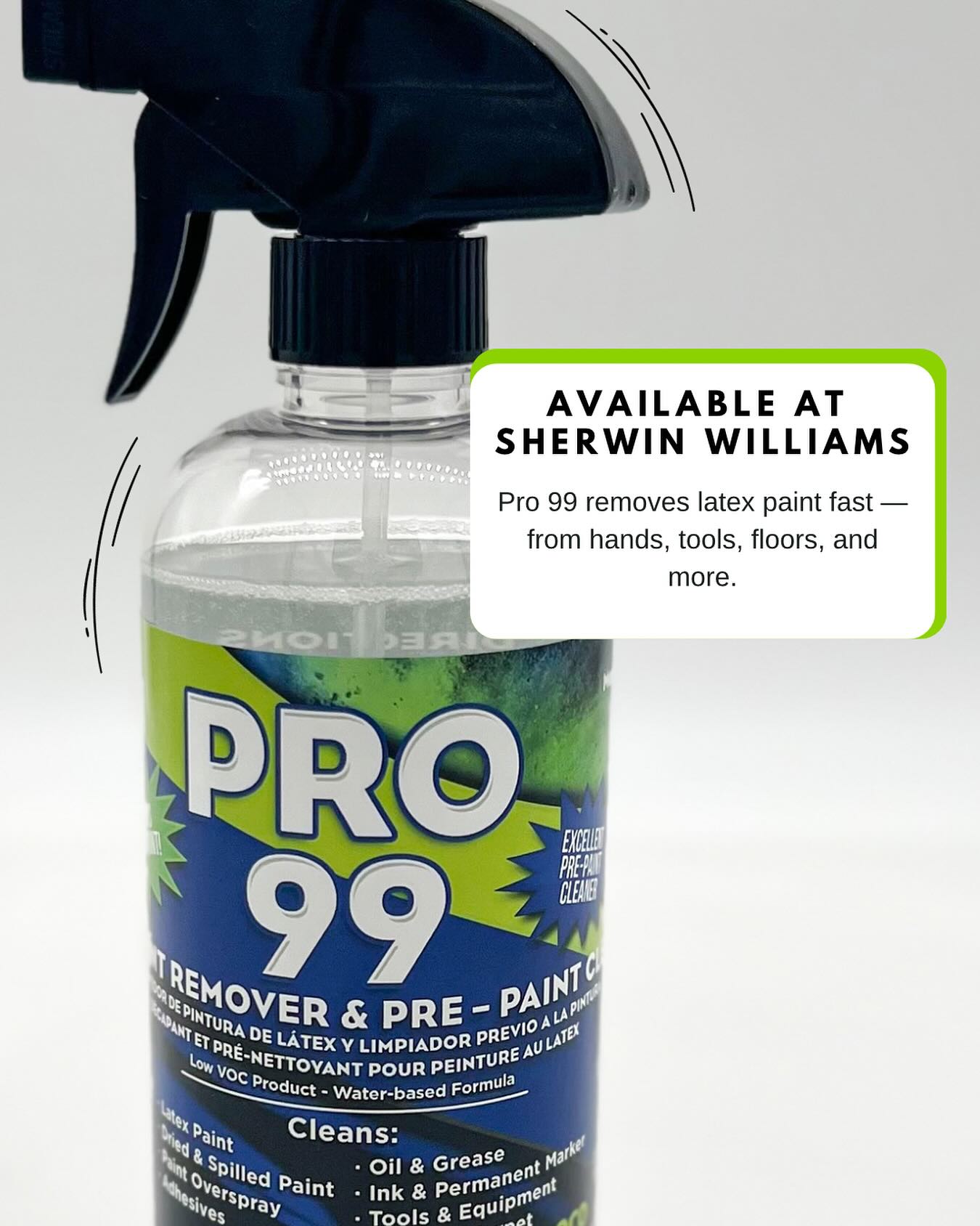 Alpha - Say goodbye to latex paint messes — fast. Pro 99 is your go-to ...