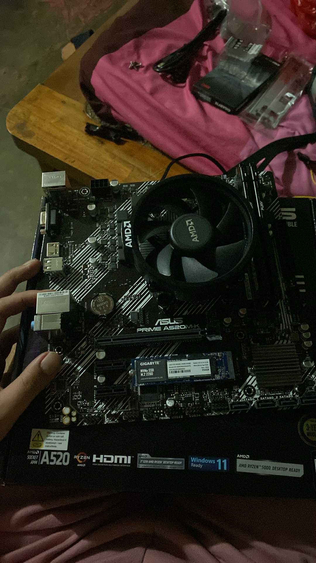 Goods ba sa r5 5600x asus prime A520M-K?