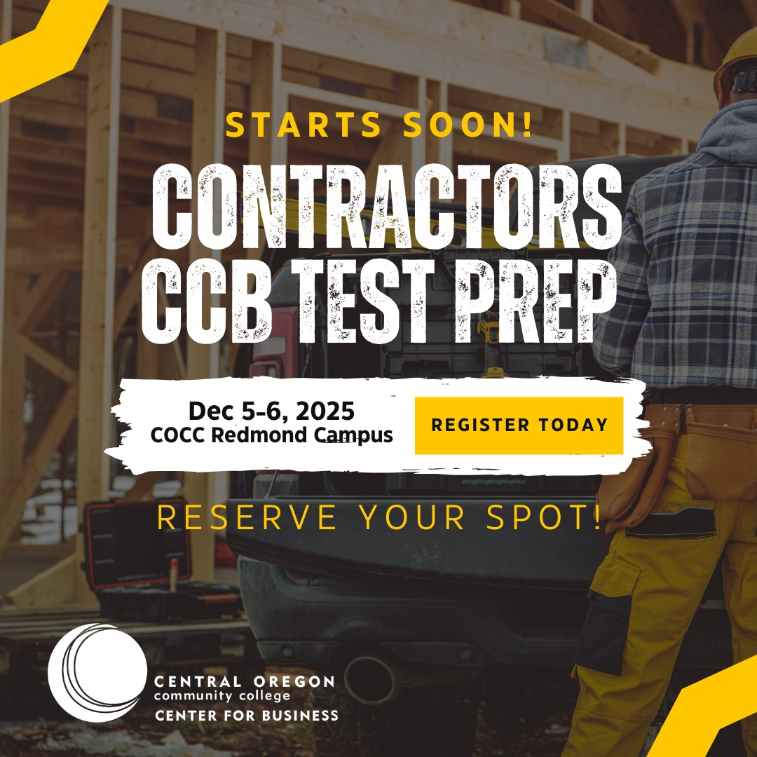 COCC - 🚧 Ready to become a licensed contractor in Oregon? Let’s build ...
