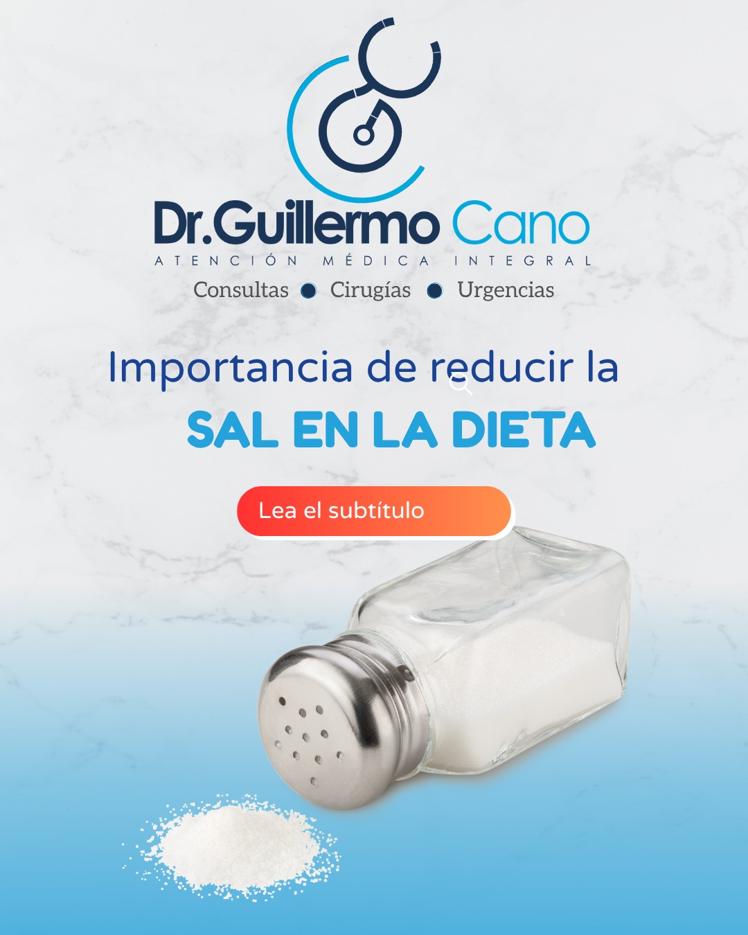 Dr - Importancia de reducir la sal en la dieta 🧂 ⚠ El exceso de sal ...