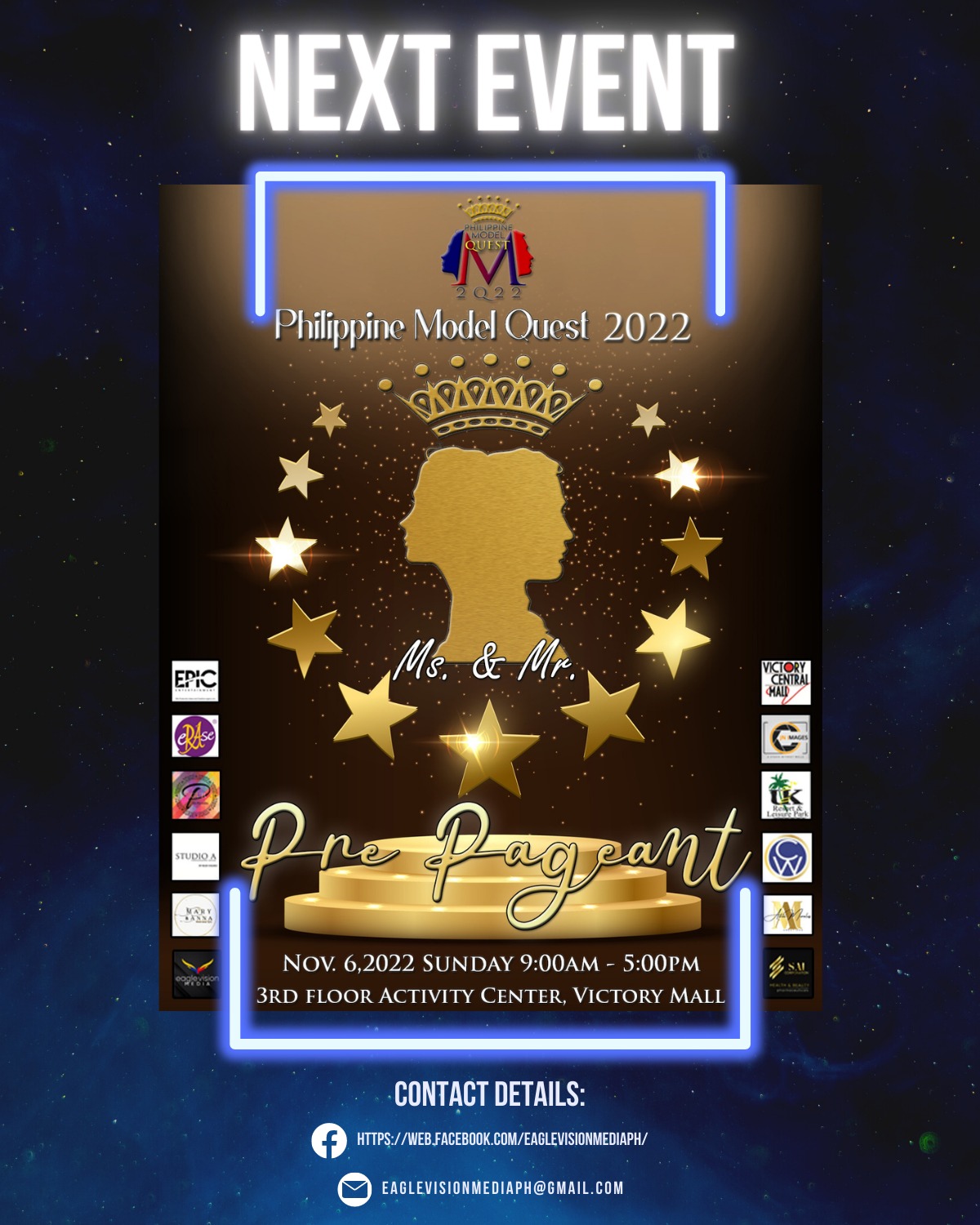 Eagle Vision Media PH - Our next event with Philippine Model Quest 2022 ...