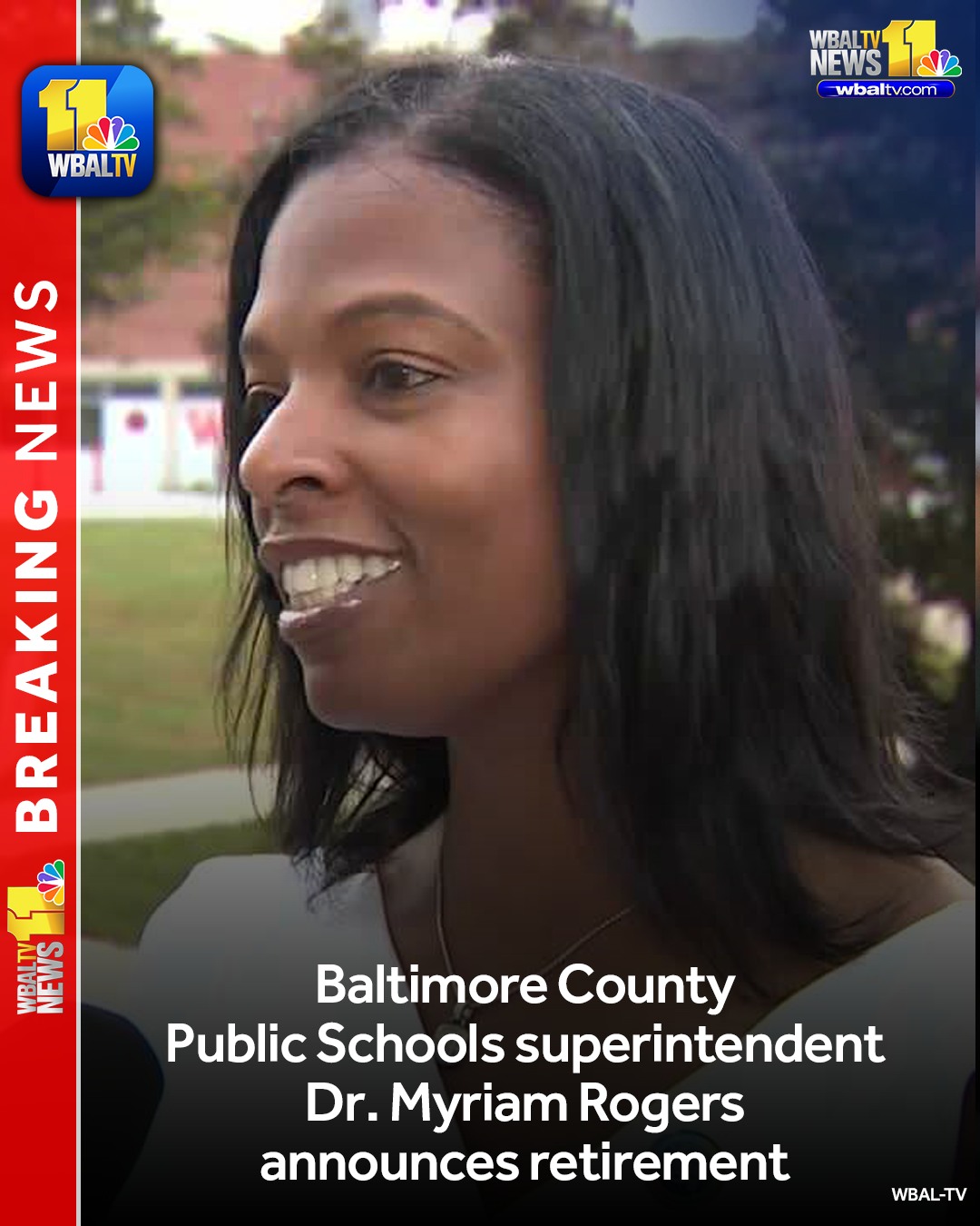 Superintendent Myriam Rogers... - WBAL-TV 11 Baltimore | Facebook