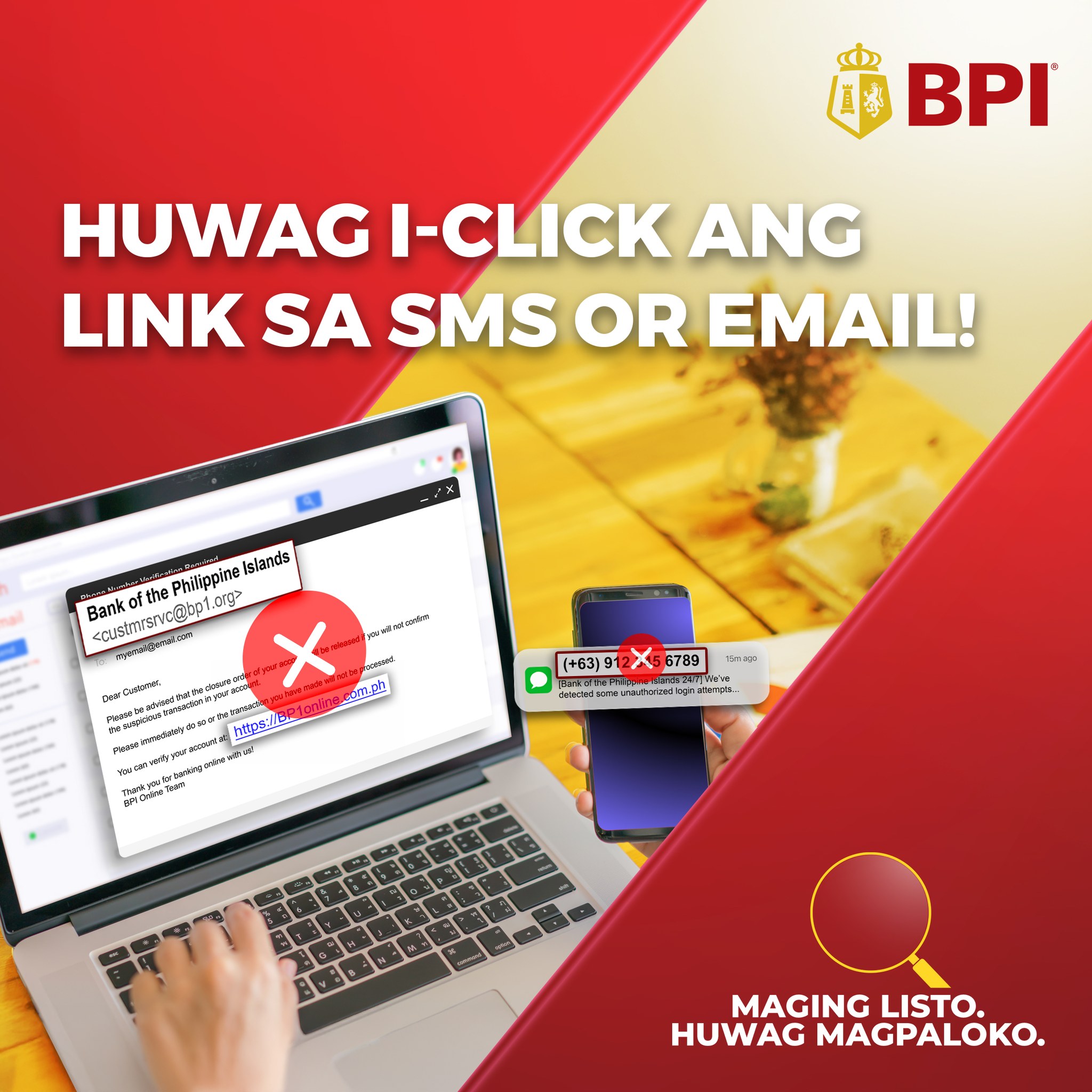BPI - #BPIcybersecuriTips: 🔐 Protect yourself from scams! BPI will ...