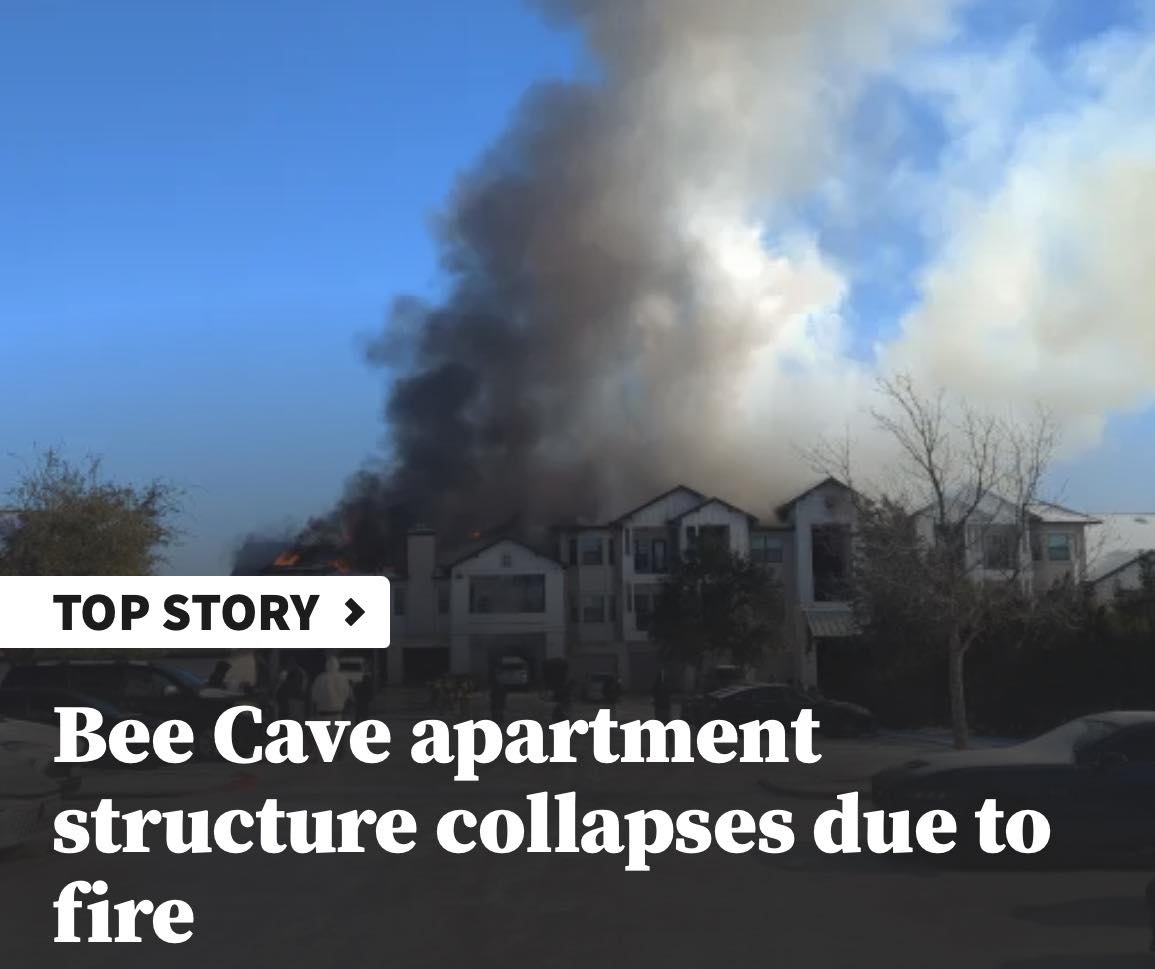 Nabil - A building at an apartment complex in Bee Cave collapsed amid a ...