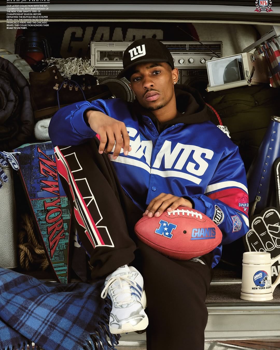 Kith for the NFL Mitchell & Ness Jerseys This season's offering