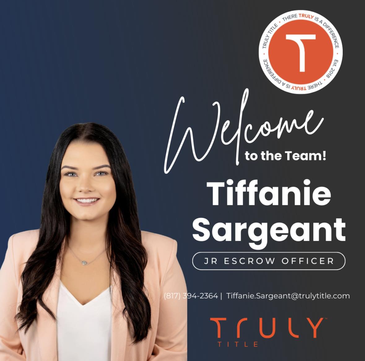 Welcome to the team Tiffanie! 🎉... - Truly Title Burleson | Facebook