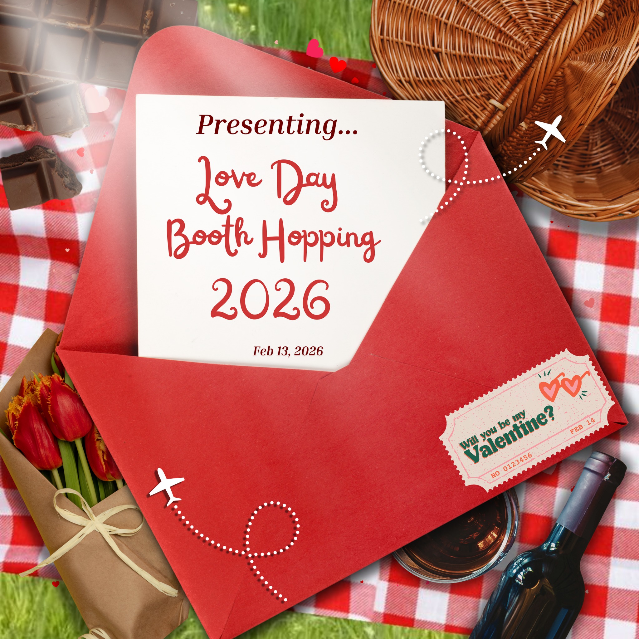 Communiqué - 💘 LOVE DAY BOOTH HOPPING 2026 💘 Love is in... | Facebook