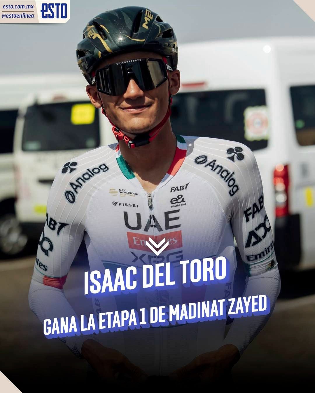 esto.com.mx - 🇲🇽🚴‍♂️🔥 ¡ORGULLO NACIONAL! Isaac del Toro abrió la ...