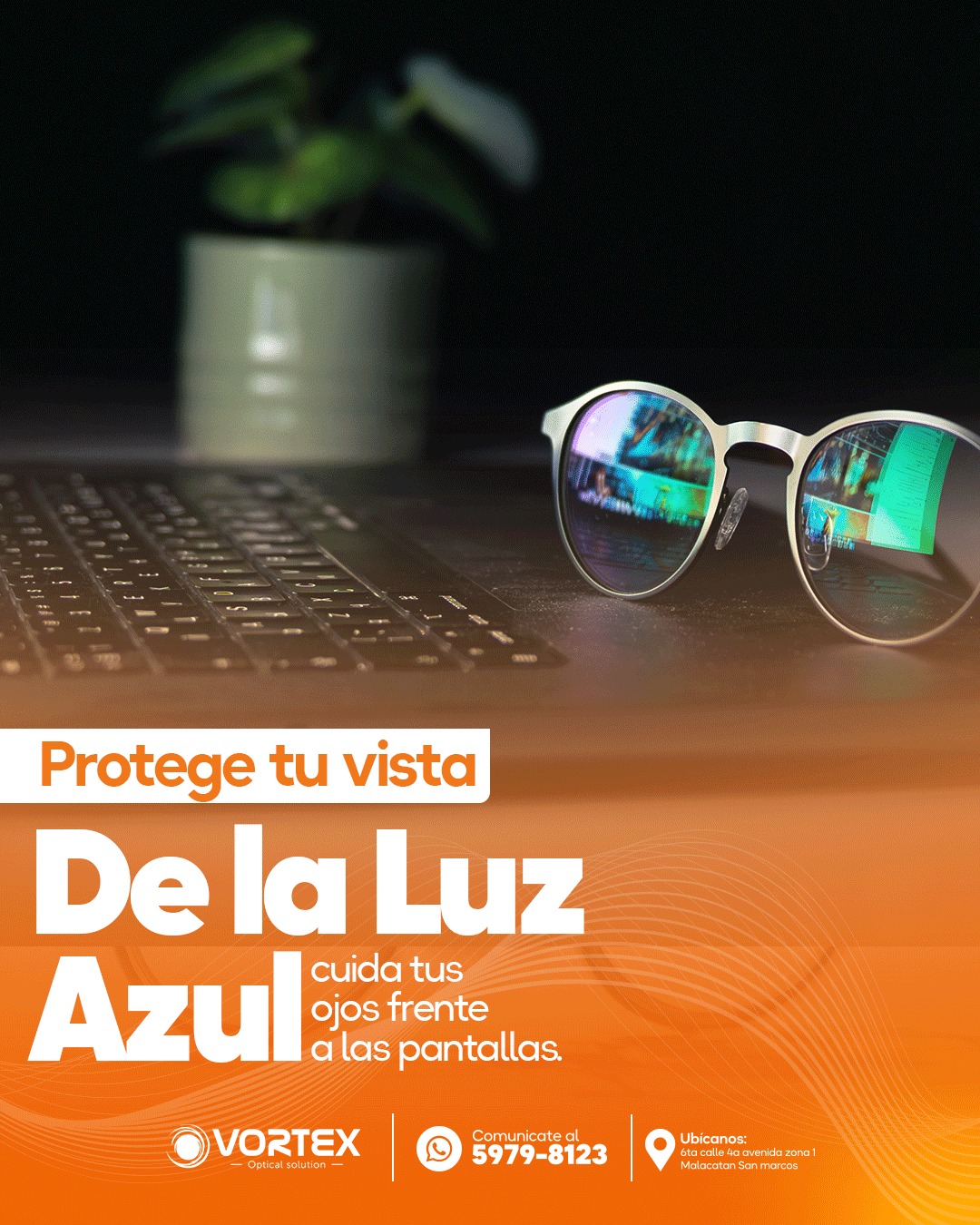 Vortex - 💻📱 ¿Trabajas frente a pantallas todo el día? La luz azul puede ...