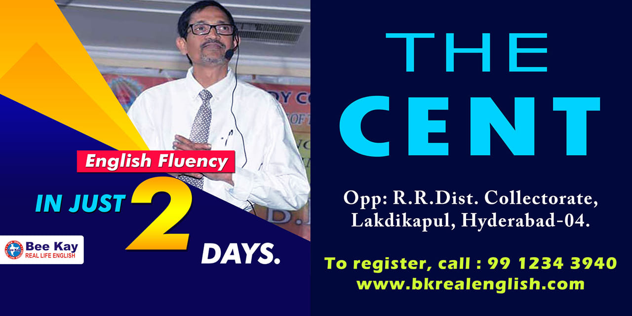 BK Reddy - English speaking is not a rocket science,but a tongue ...