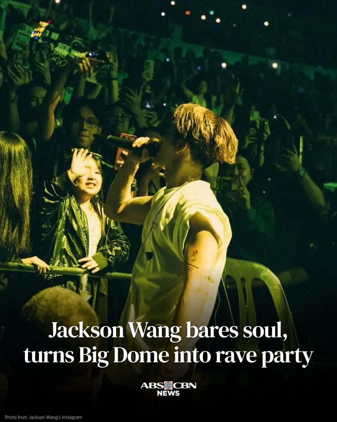 ABS-CBN - Global star Jackson Wang delivered his first solo concert in ...