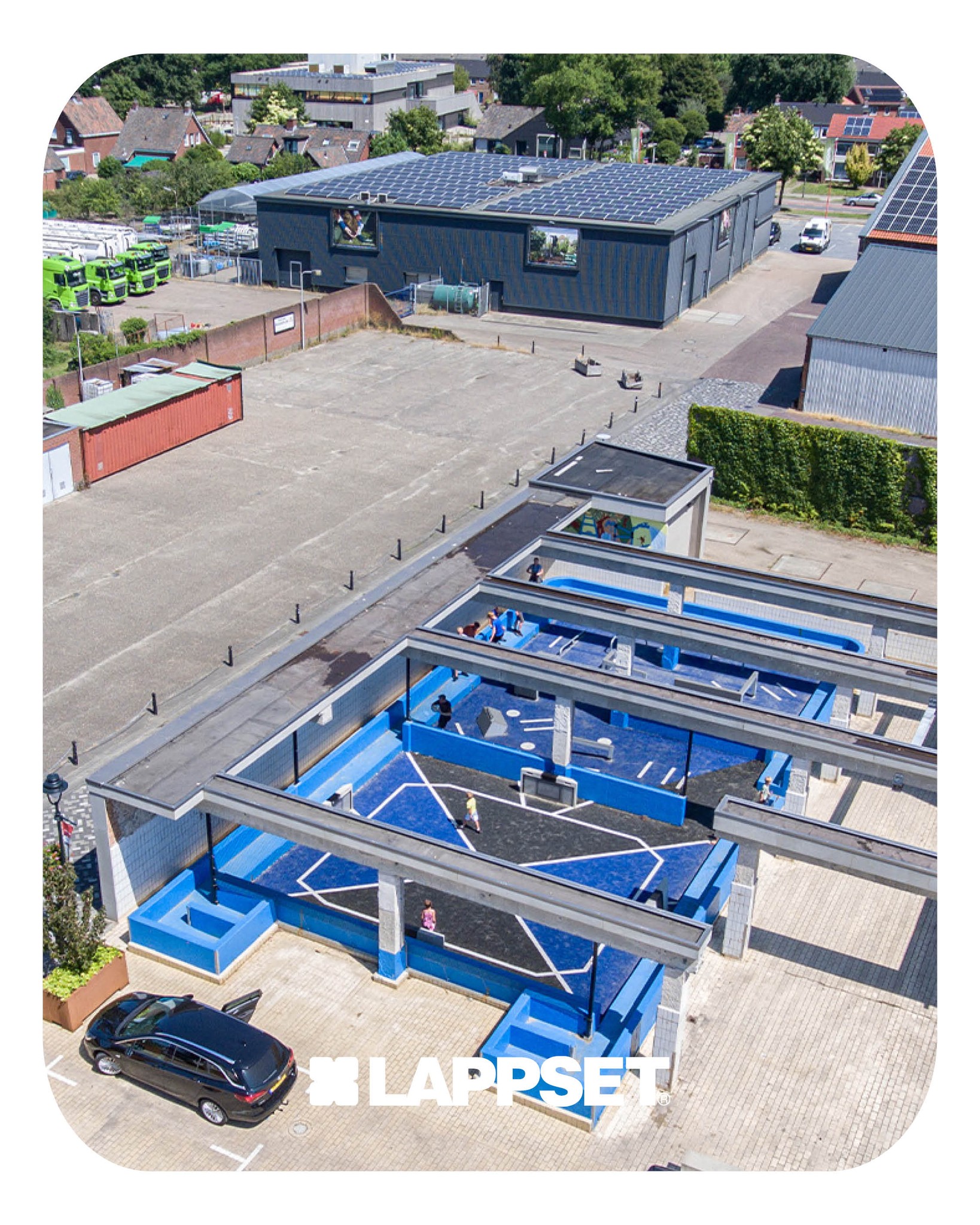 Lappset USA - 🏢 From Cheese Factory to Urban Sports Hub –... | Facebook