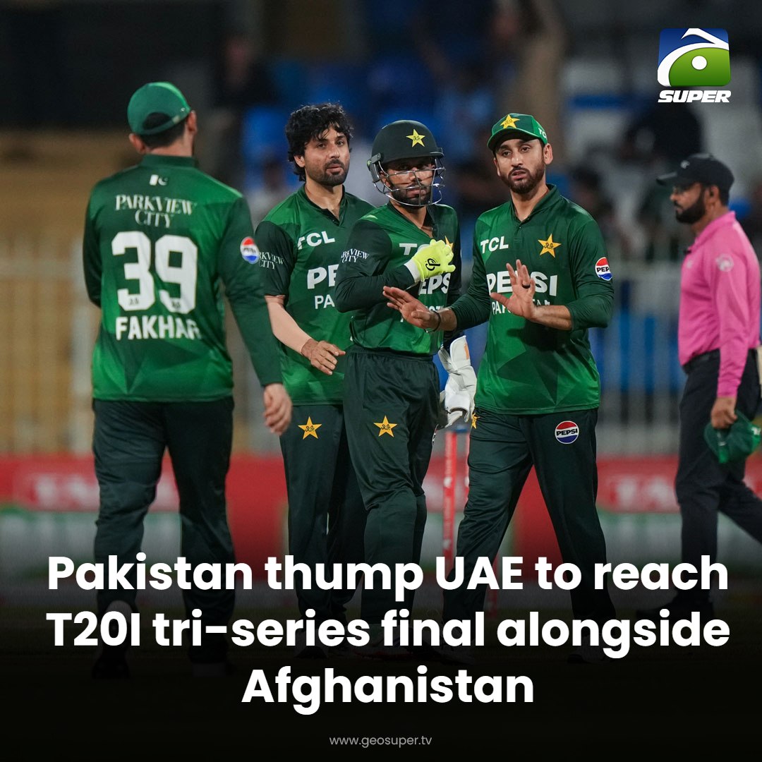 Geo Super - Pakistan qualify for final with commanding... | Facebook