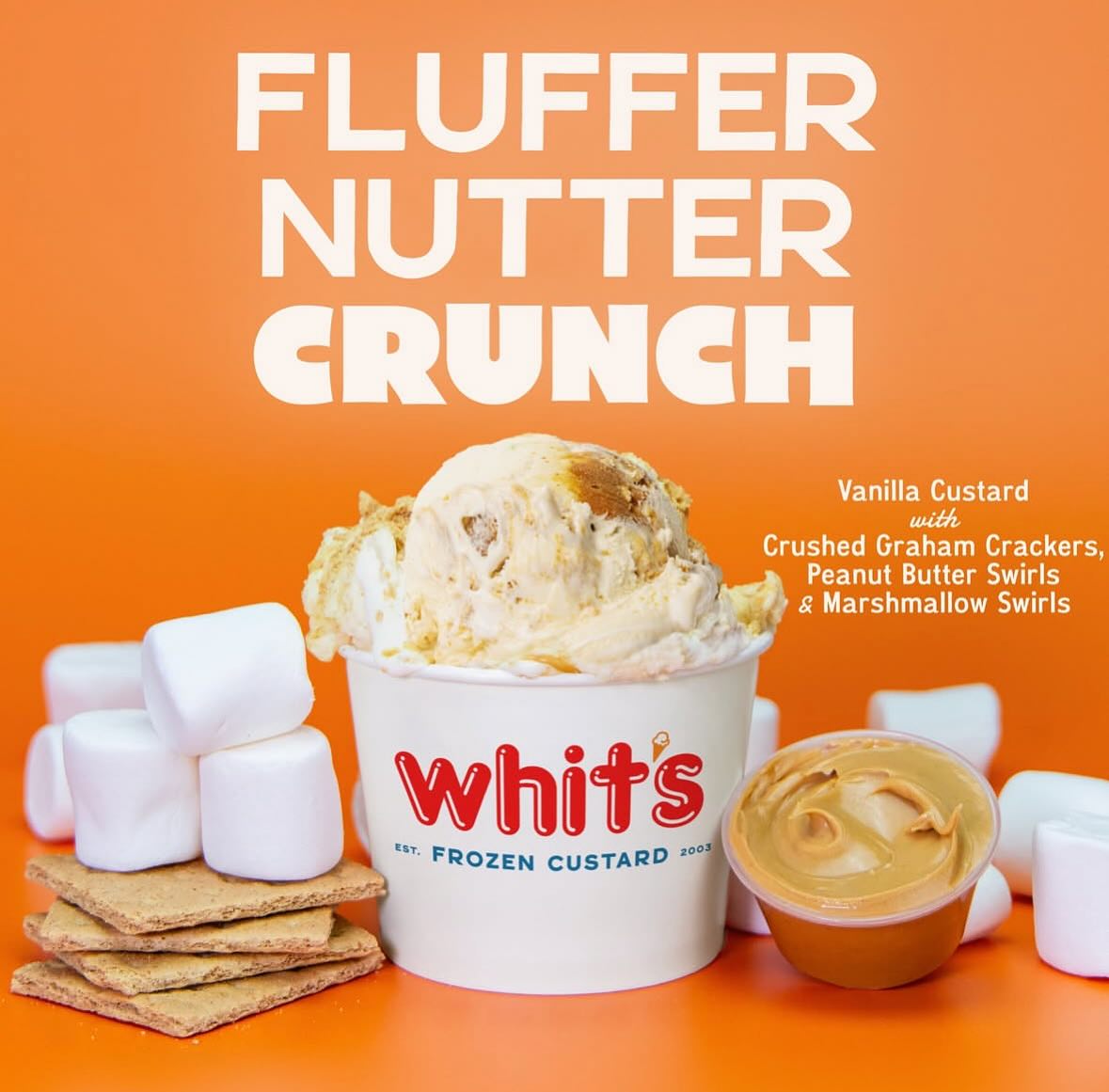 Whit's - 🥜Alllll week we’re scooping up FLUFFER NUTTER CRUNCH!! Creamy ...