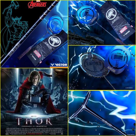 Shuttlecock - สาวก Marvel และนักแบดเตรียมกรี๊ด!! VICTOR MJOLNIR ...