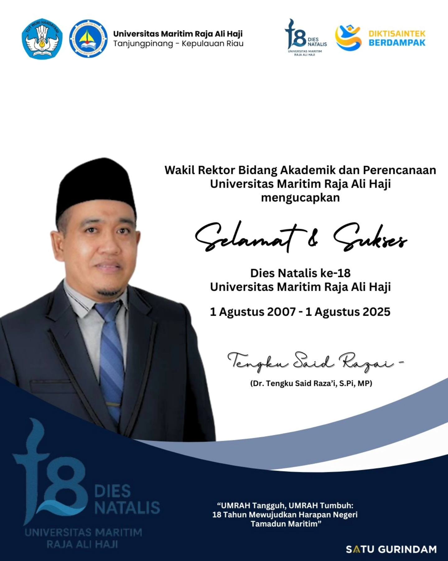 [Logo Dies... - Universitas Maritim Raja Ali Haji | UMRAH | Facebook