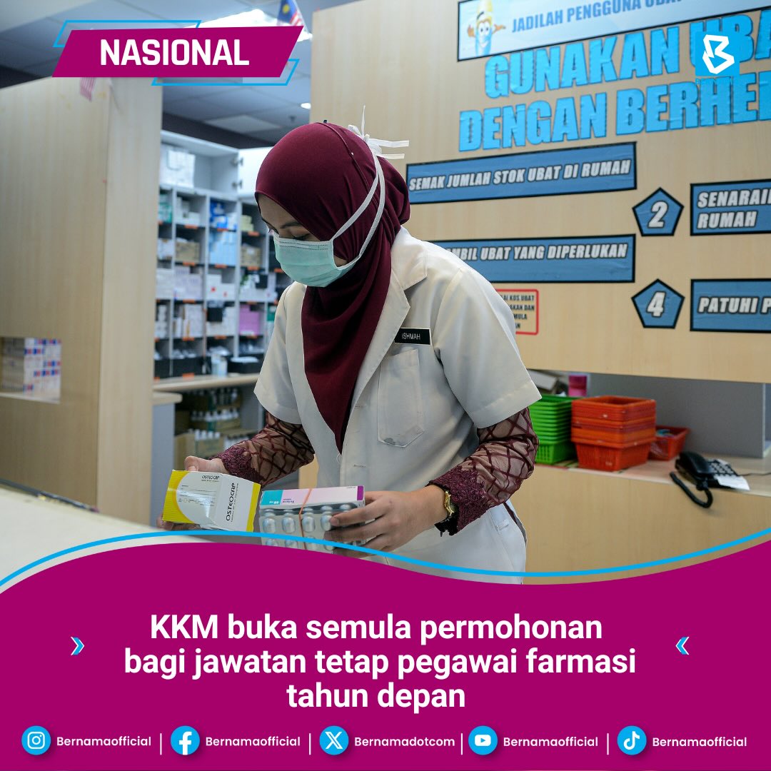 BERNAMA - Kementerian Kesihatan (KKM) akan membuka semula... | Facebook