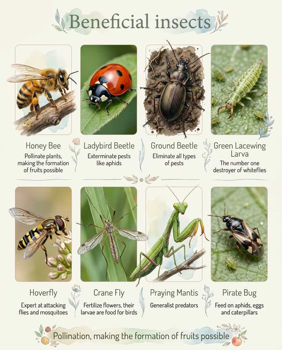 Plant - Helpful insects are a quiet workforce in the garden. They ...