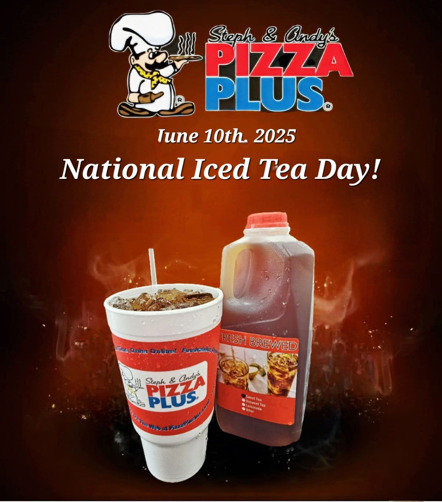 Rutledge - Celebrate National Iced Tea Day with Pizza Plus! Enjoy a ...