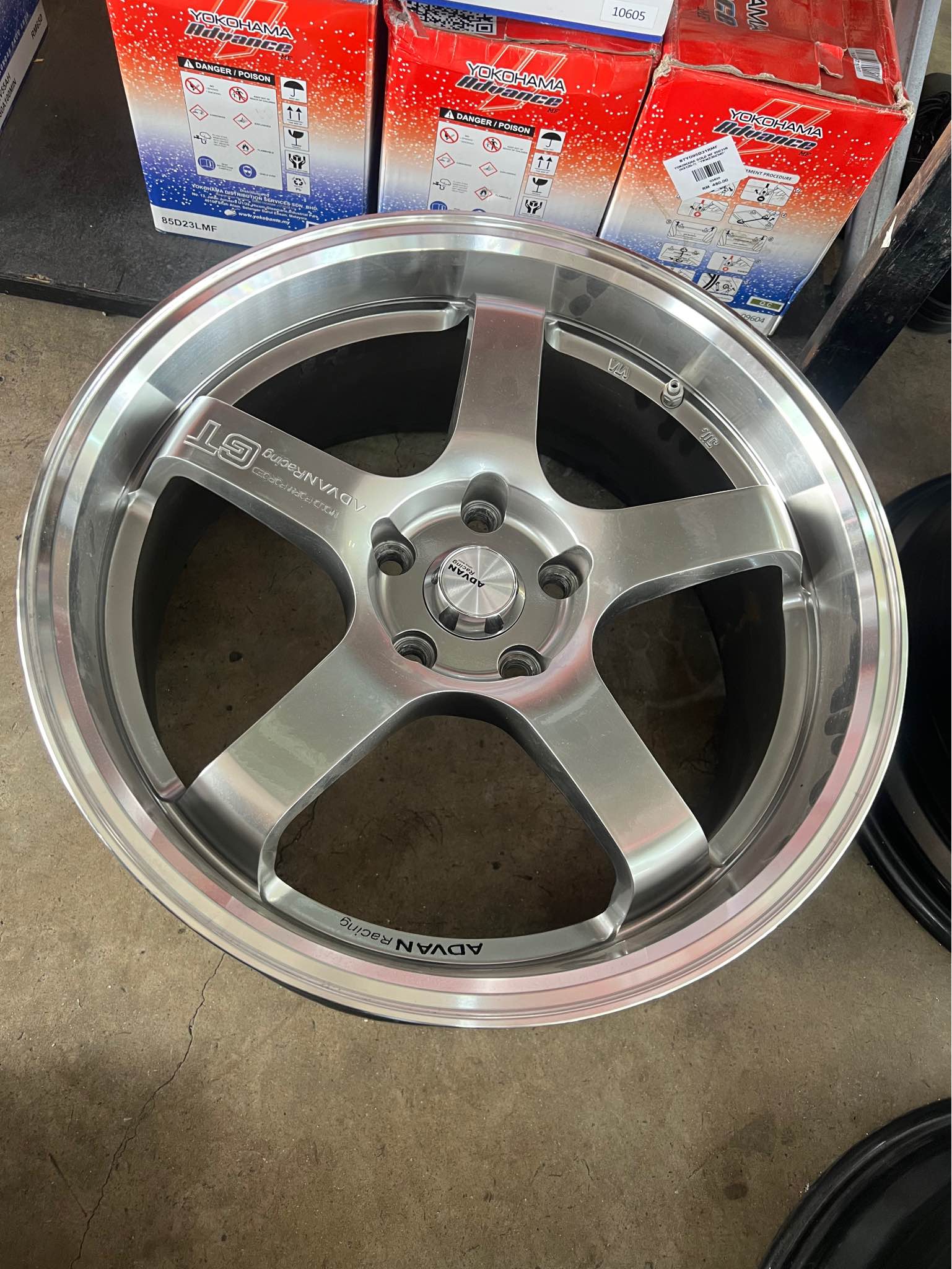 used rim advan gt 18/8.5 114.3 - Cars, Trucks & Motorcycles - Kulim ...