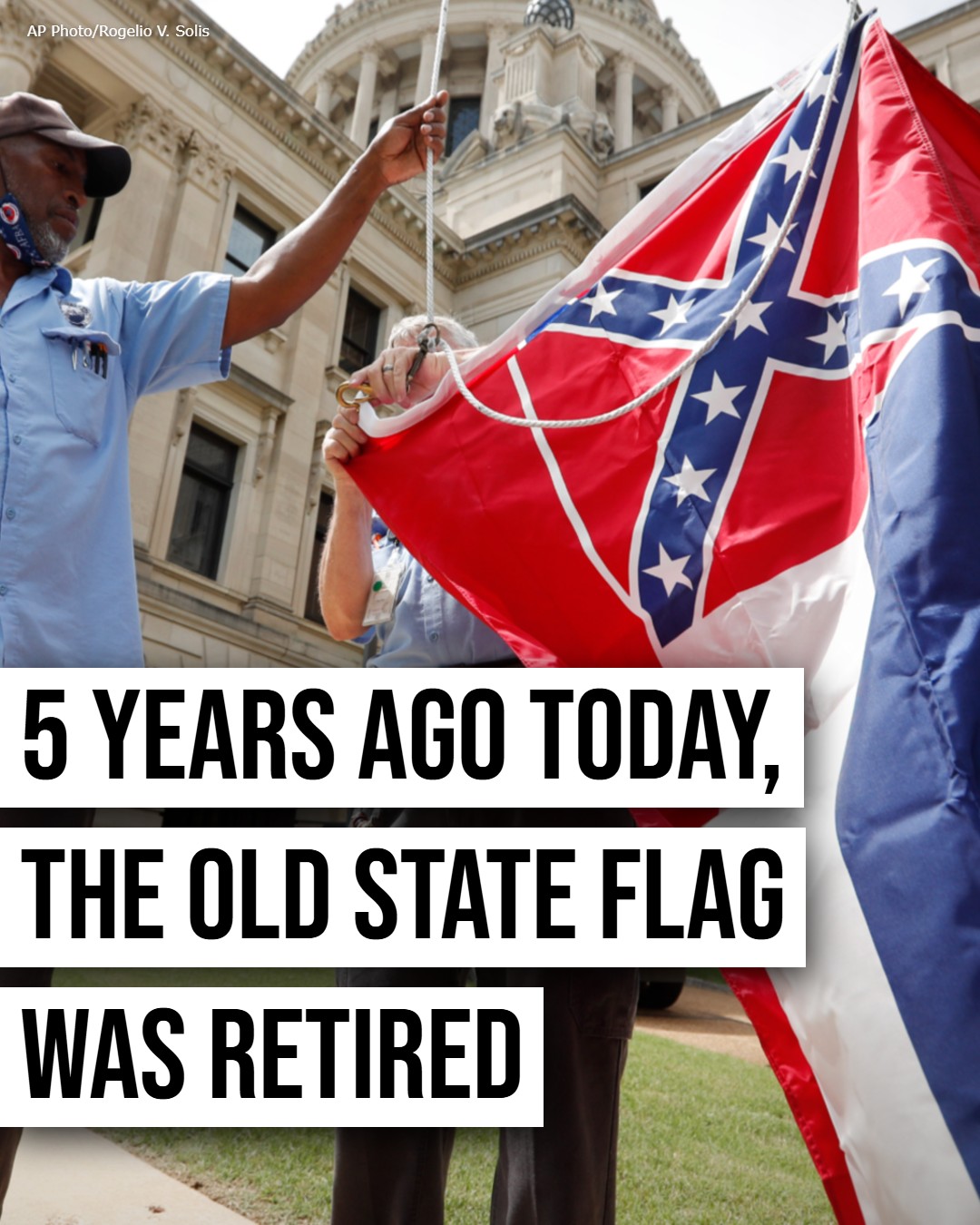 WTOK-TV - ON THIS DAY: Five years ago, the old state flag flew for the ...