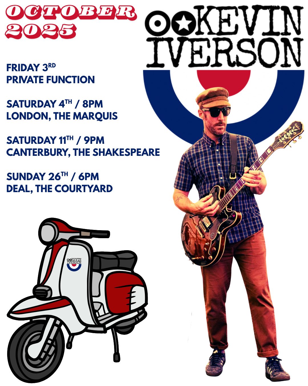 Kevin Iverson - Updated Gig List for October and the rest... | Facebook
