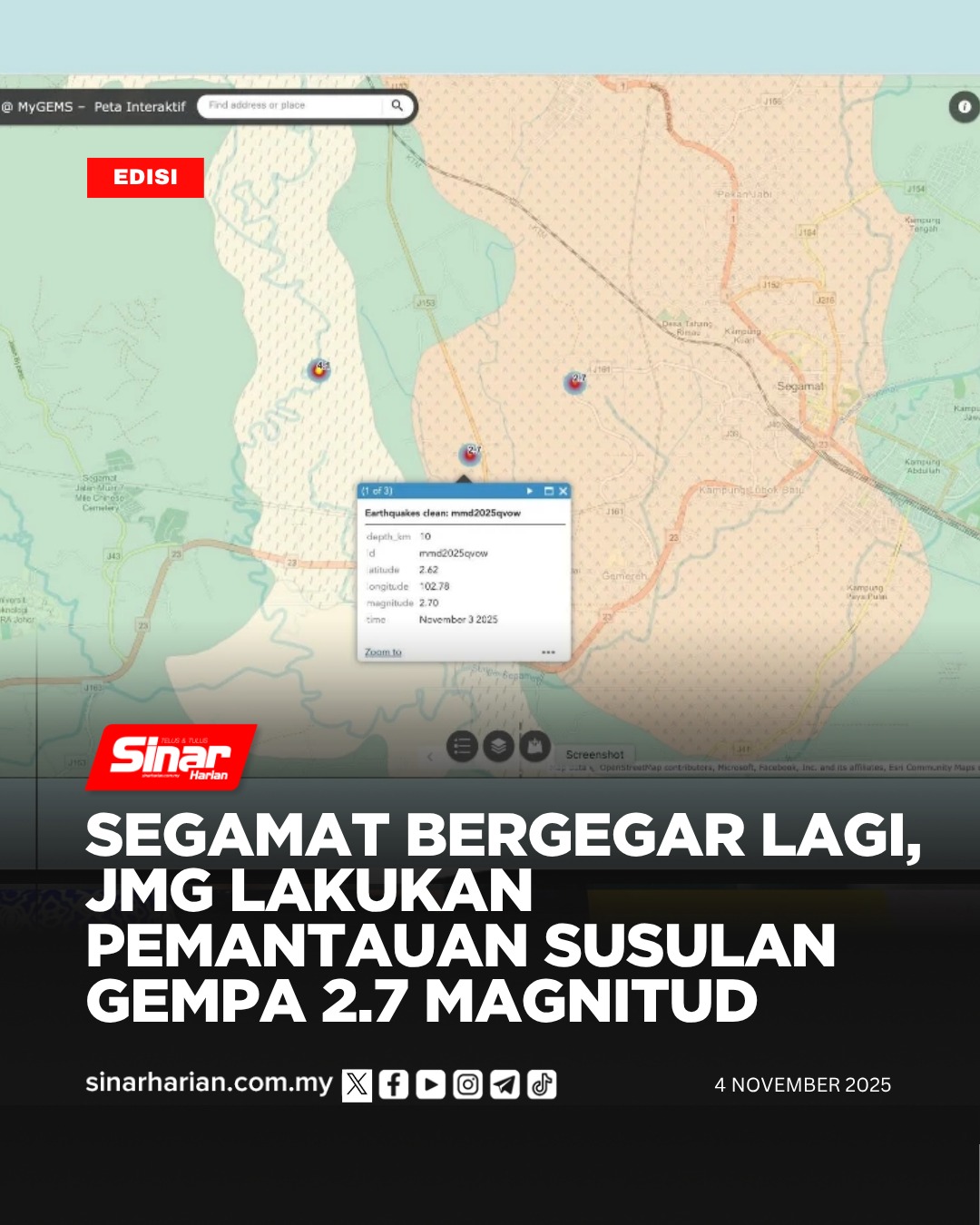 Sinar - Jabatan Mineral dan Geosains (JMG) akan bekerjasama dengan ...