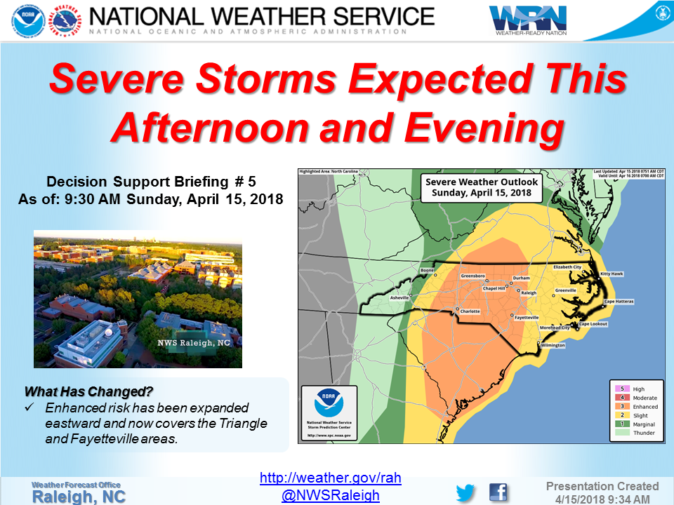 The Storm... - US National Weather Service Raleigh NC