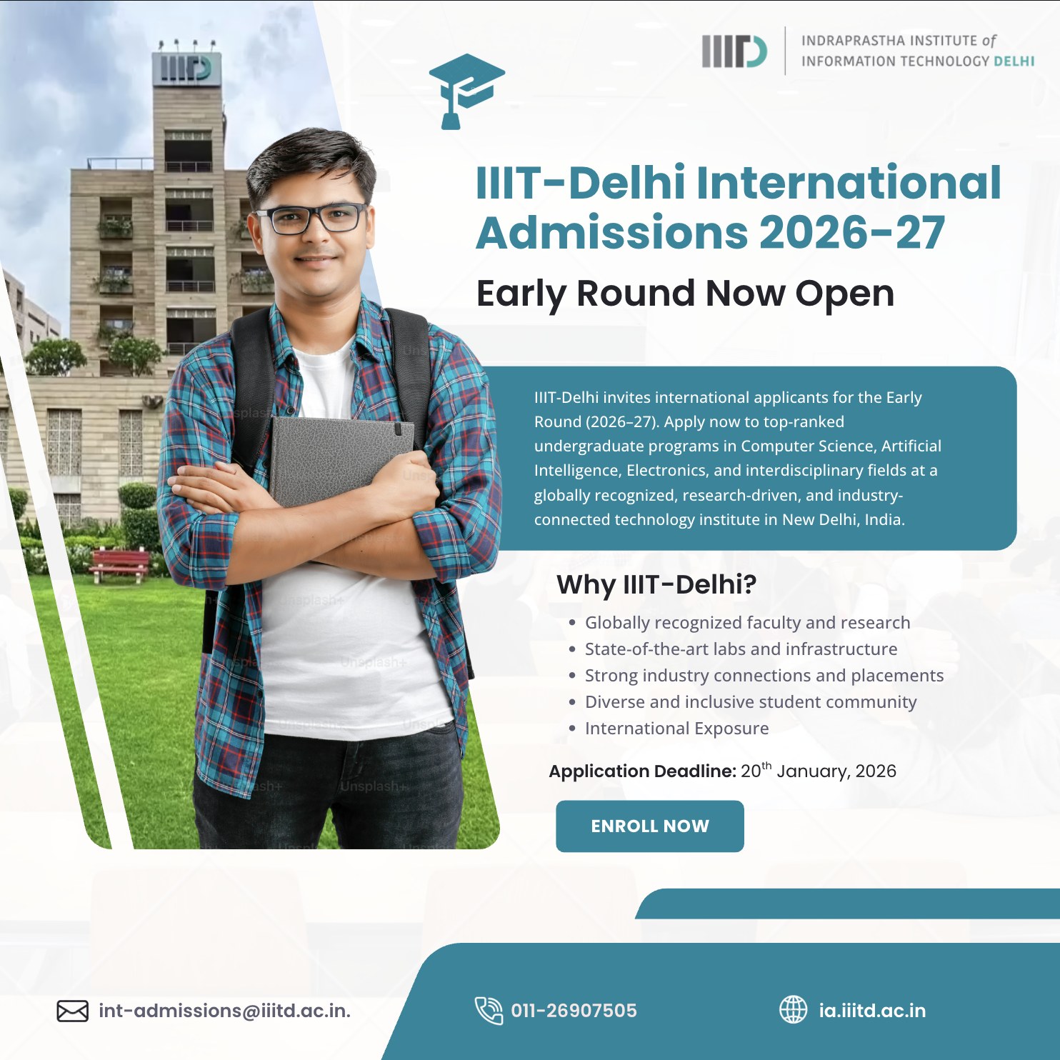 IIIT Delhi Admissions | Delhi