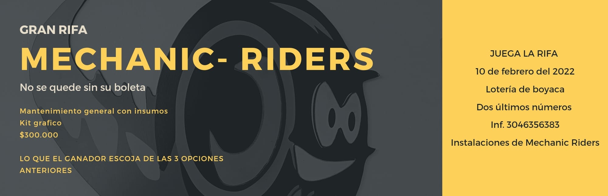 🚨⚠️🚨GRAN RIFA NO... - Mechanic Riders - Mecánico De Pilotos