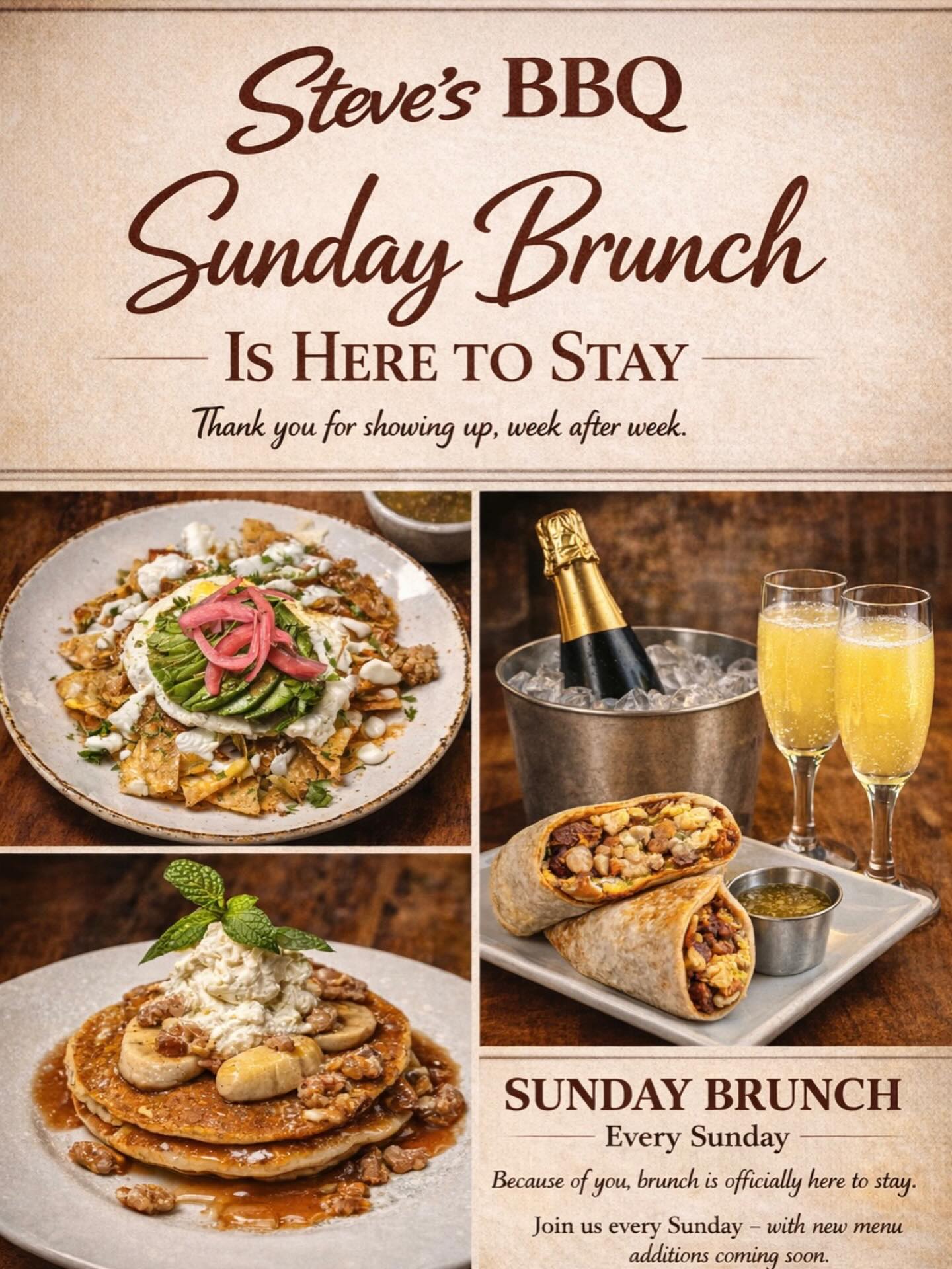 Steve's - What started as a holiday brunch turned into something really ...