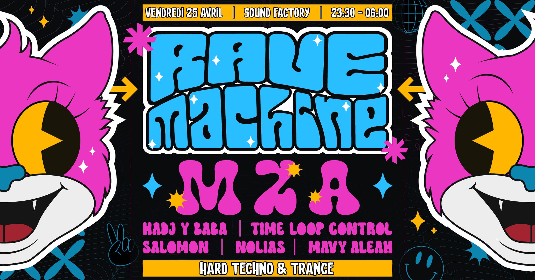 RAVE MACHINE | TRANCE, RAVE, FAST TECHNO | MZA & Continue ? Records x LTDP