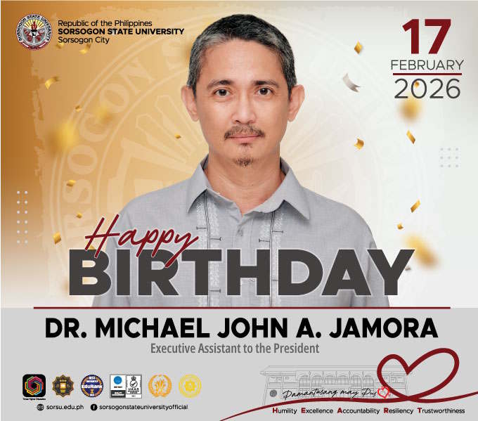 𝐖𝐚𝐫𝐦𝐞𝐬𝐭 𝐛𝐢𝐫𝐭𝐡𝐝𝐚𝐲 𝐠𝐫𝐞𝐞𝐭𝐢𝐧𝐠𝐬 𝐭𝐨... - Sorsogon State University | Facebook