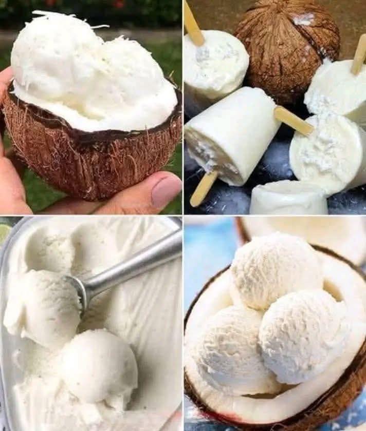Las - Te comparto esta deliciosa receta de Helado de coco a cambio de ...