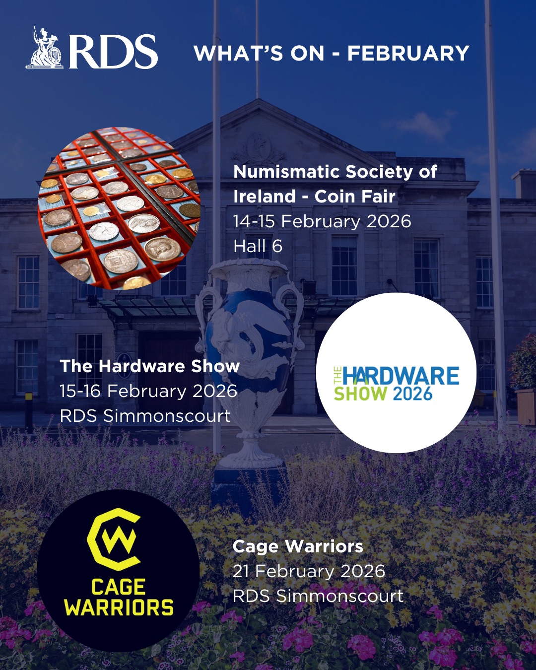 RDS - February is packed with unmissable events at the... | Facebook