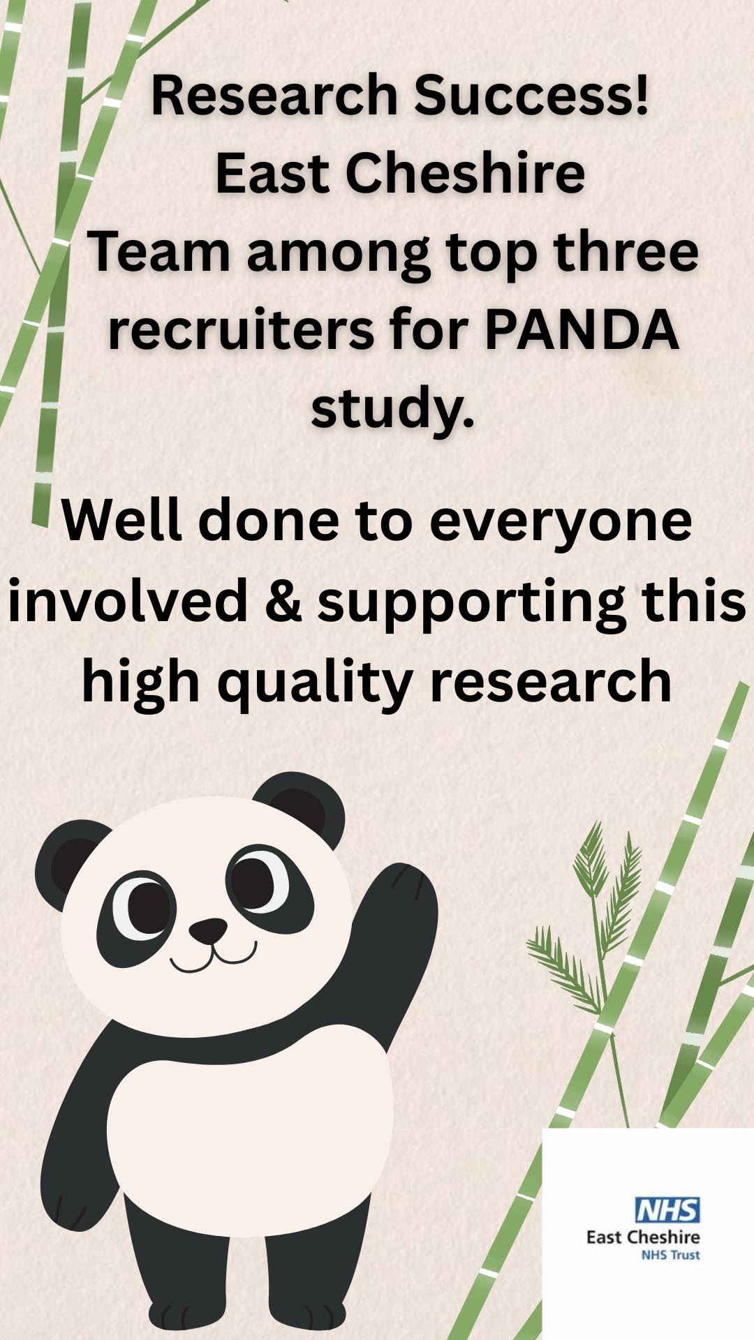 Macclesfield - 🌟 Research Success! 🌟 🐼 We’re delighted to announce that ...