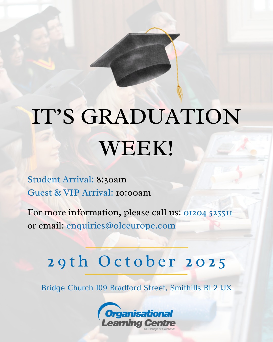 OLC Colleges - 🎓 The wait is over! Graduation Day is on... | Facebook